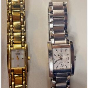 Vintage Jewelry Lot – Eco-Drive Mother of Pearl Esq Swiss watch